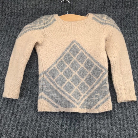 J. Crew With Cashmere Womens Pullover Tile Knit Sweater Tan Gray Small Crew Neck - Picture 2 of 14